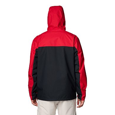 Men's Columbia Red Wisconsin Badgers Field Bound Omni-Tech Full-Zip Jacket