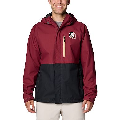 Men's Columbia Garnet Florida State Seminoles Field Bound Omni-Tech Full-Zip Jacket