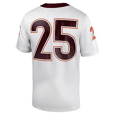 Men's Nike #25 White Virginia Tech Hokies Untouchable Football Jersey