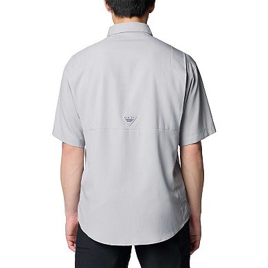 Men's Columbia Gray Texas A&M Aggies PFG Tamiami Omni-Shade Button-Down Shirt