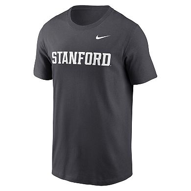 Men's Nike Anthracite Stanford Cardinal Primetime Wordmark T-Shirt