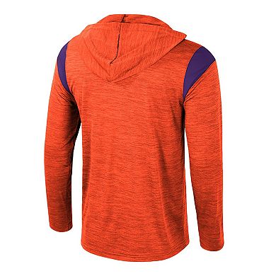Men's Colosseum Orange Clemson Tigers Dozer Half-Zip Windshirt