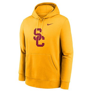 Men's Nike Gold USC Trojans Primetime Evergreen Club Fleece Pullover Hoodie