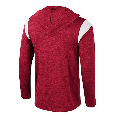 Men's Colosseum Crimson Alabama Crimson Tide Dozer Half-Zip Windshirt