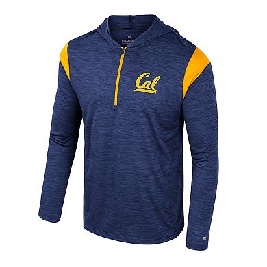 Men's Colosseum Navy Cal Bears Dozer Half-Zip Windshirt
