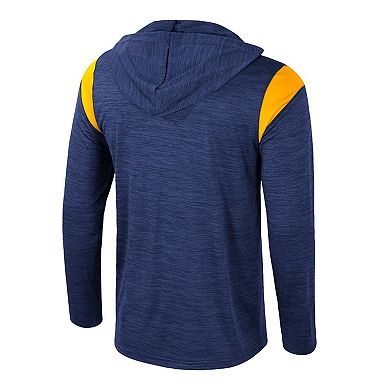 Men's Colosseum Navy Cal Bears Dozer Half-Zip Windshirt