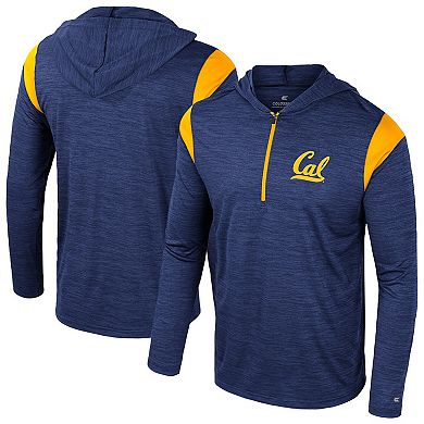 Men's Colosseum Navy Cal Bears Dozer Half-Zip Windshirt