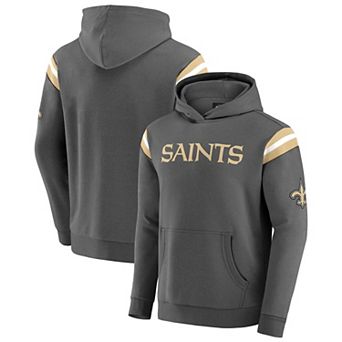 Men's Darius Rucker Collection by Fanatics Black New Orleans Saints Football Pullover Hoodie