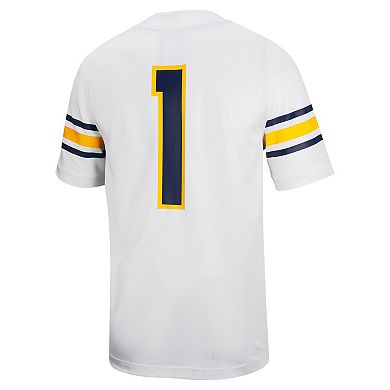 Men's Nike #1 White Cal Bears Untouchable Football Jersey