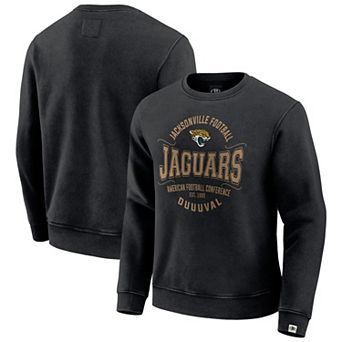 Men's Darius Rucker Collection by Fanatics Black Jacksonville Jaguars Vintage Pullover Sweatshirt