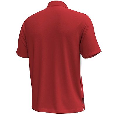 Men's Under Armour Red Wisconsin Badgers Title Performance Polo