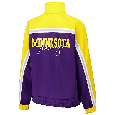 Women's G-III 4Her by Carl Banks Purple Minnesota Vikings Post Game Full-Zip Track Jacket