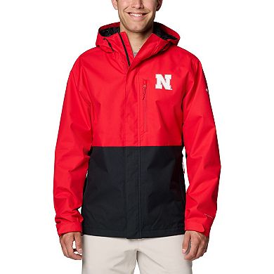 Men's Columbia Scarlet Nebraska Huskers Field Bound Omni-Tech™ Full-Zip Jacket