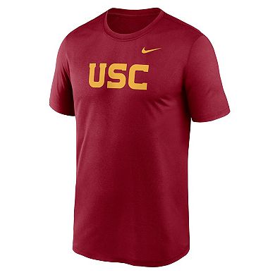 Men's Nike Cardinal USC Trojans Primetime Legend Wordmark T-Shirt