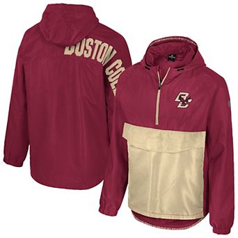 Men's Colosseum Maroon Boston College Eagles Reloaded Anorak Half-Zip Jacket
