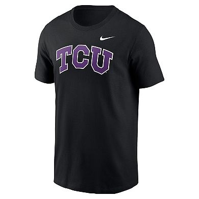 Men's Nike Black TCU Horned Frogs Logo T-Shirt