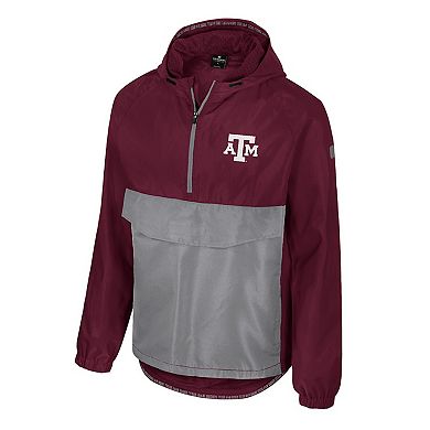 Men's Colosseum Maroon Texas A&M Aggies Reloaded Anorak Half-Zip Jacket
