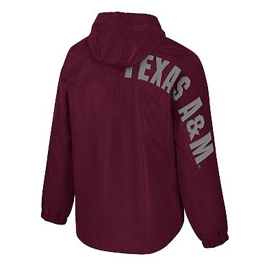 Men's Colosseum Maroon Texas A&M Aggies Reloaded Anorak Half-Zip Jacket