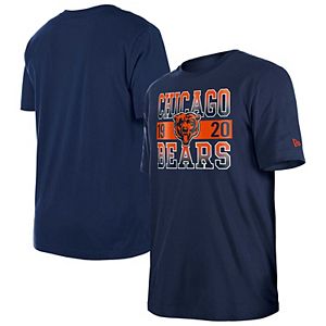Men's Nike Heathered Gray Chicago Bears Primary Logo T-Shirt