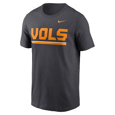 Men's Nike Anthracite Tennessee Volunteers Primetime Alternate Logo T-Shirt