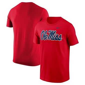 Men's Nike Red Ole Miss Rebels Logo T-Shirt