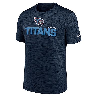 Men's Nike Navy Tennessee Titans Blitz Velocity Modern Performance T-Shirt