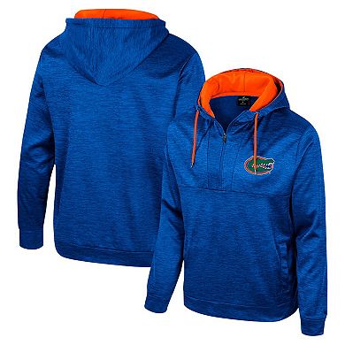 Men's Colosseum Royal Florida Gators Cypher Half-Zip Hoodie