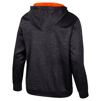 Men's Colosseum Black Oregon State Beavers Cypher Half-Zip Hoodie