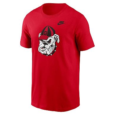 Men's Nike Red Georgia Bulldogs Legacy Alternate Logo T-Shirt
