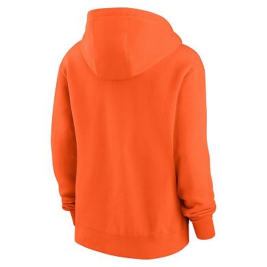 Women's Nike Orange Cleveland Browns Club Fleece Pullover Hoodie