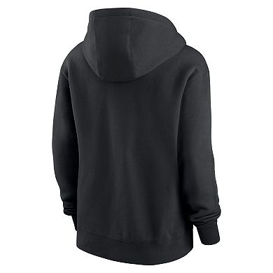 Women's Nike Black Philadelphia Eagles Club Fleece Pullover Hoodie