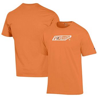 Men's Champion Tennessee Orange Tennessee Volunteers State Outline T-Shirt