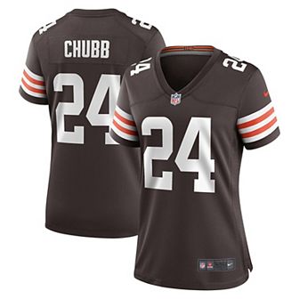 Women's Nike Nick Chubb Brown Cleveland Browns Team Game Jersey