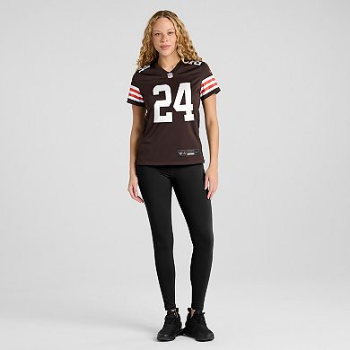 Women's Nike Nick Chubb Brown Cleveland Browns Team Game Jersey