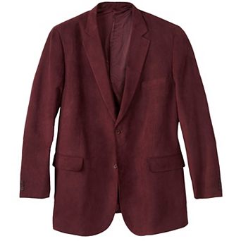 KingSize Men's Big & Tall Microsuede Blazer