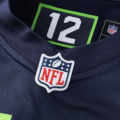 Men's Nike Byron Murphy II College Navy Seattle Seahawks Player Game Jersey