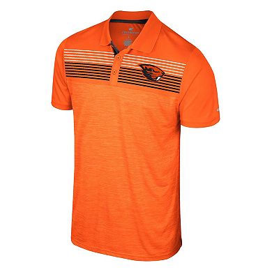 Men's Colosseum Orange Oregon State Beavers Langmore Polo