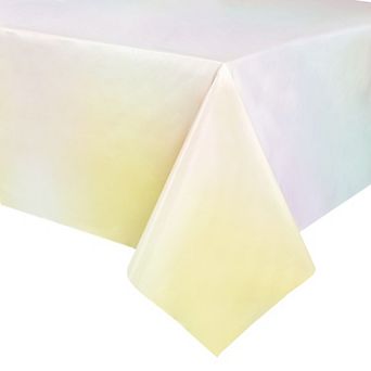 3x Tie Dye Tablecloth for Party Decorations, Pastel Table Covers (108 x 54 in