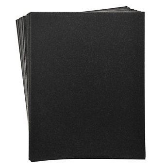 30 Sheets Glitter Black Cardstock Paper For Diy Crafts, 300gsm, 8.5 X 11 in