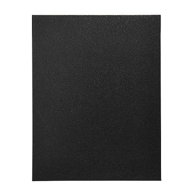 30 Sheets Glitter Black Cardstock Paper For Diy Crafts, 300gsm, 8.5 X 11 In