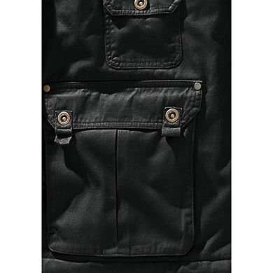 Boulder Creek By Kingsize Men's Big & Tall 9 Pocket Twill Utility Jacket With Removable Hood