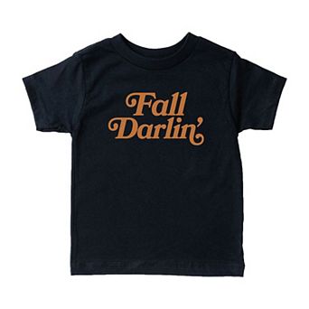 Fall Darlin' Toddler Short Sleeve Graphic Tee