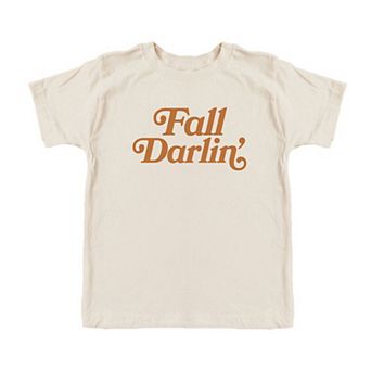Fall Darlin' Toddler Short Sleeve Graphic Tee