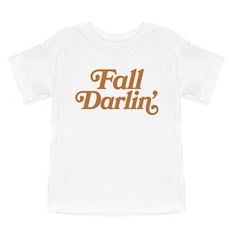 Fall Darlin' Toddler Short Sleeve Graphic Tee