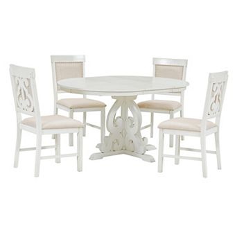 Merax 5 pc Retro Functional Dining Set