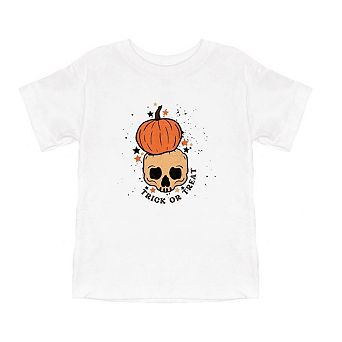 Trick Or Treat Skull Youth Short Sleeve Graphic Tee
