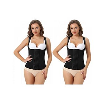2 Packs Waist Corset For Women Shapewear Push-up Tummy Control Sleeveless Breathable Tank Top
