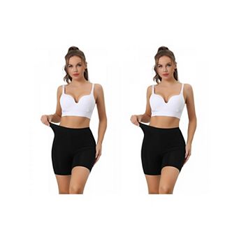 2 Packs Women's Shapewear Shorts Tummy Control Hight Waisted Body Shaper Thigh Slimmer Underwear