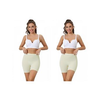 2 Packs Women's Shapewear Shorts Tummy Control Hight Waisted Body Shaper Thigh Slimmer Underwear