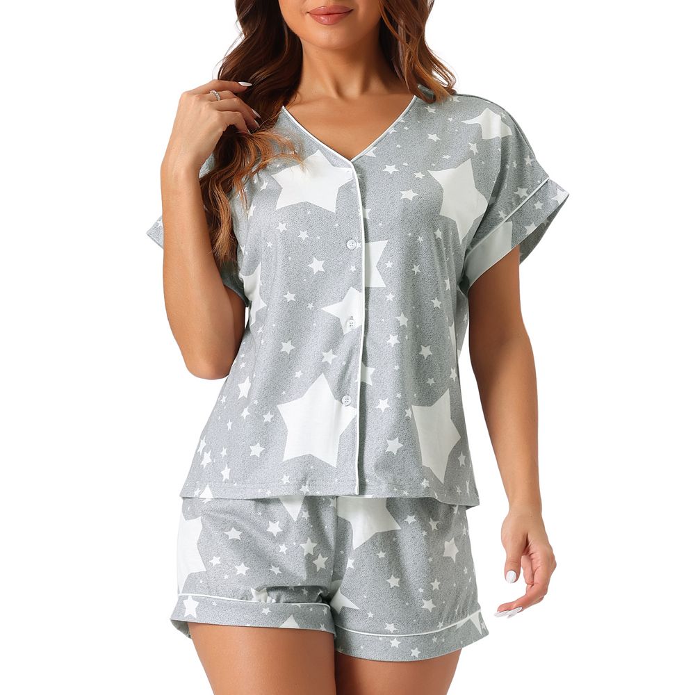 ◆JO'S LOUNGE◆ Modal w Cheddar Short Pajama Set JC02S027 MODAL] (w) Cheddar Short Pajama Set - JO'S LOUNGE